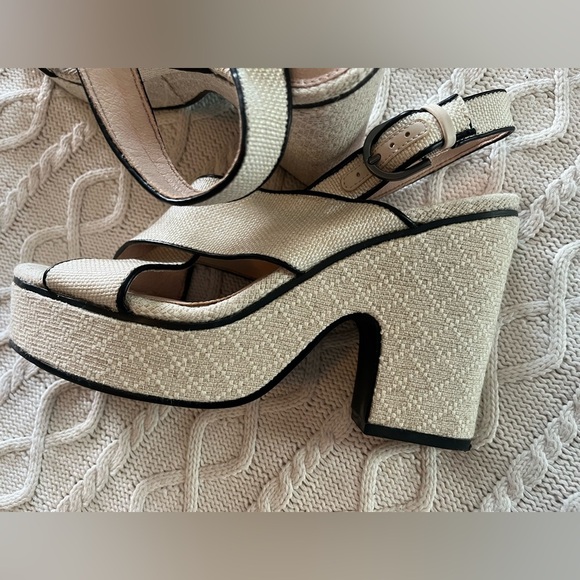 Limelight Women's Cream Platform Sandals Size 10 - Picture 2 of 15